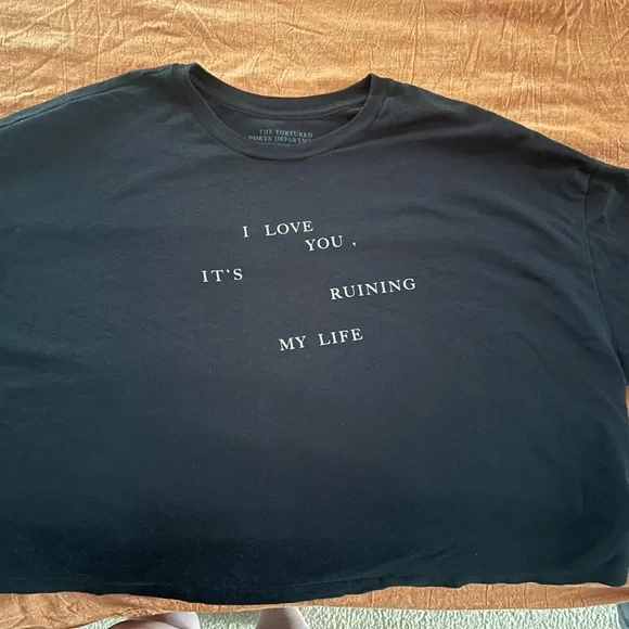 Taylor Swift Tortured Poets Baby Tee - Picture 1 of 4